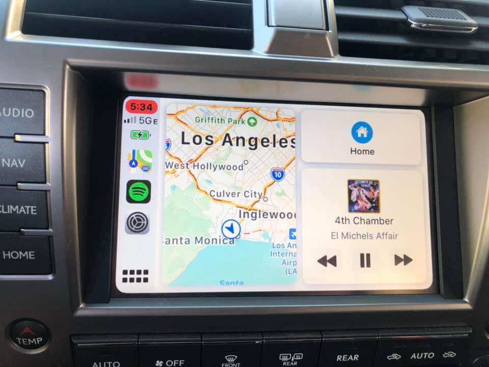 Installed Apple Carplay & Android Auto Module on an Lexus GX